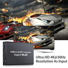 Carica l&#39;immagine nel visualizzatore di Gallery, Proster 4K Convertitore HDMI a SCART 2160P Adattatore Entrata Uscita...