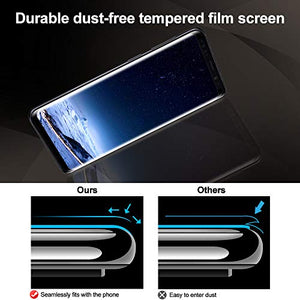 Wiestoung Pellicola salvaschermo in Vetro temperato per Samsung Galaxy S9, S9
