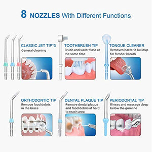Idropulsore Dentale Professionale,TUREWELL Irrigatore Orale Getto Bianco