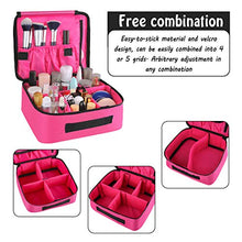 Carica l&#39;immagine nel visualizzatore di Gallery, DIMJ Porta Trucchi da Viaggio, Borsa Trucco Professionale Beauty Case Rosa