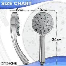 Carica l'immagine nel visualizzatore di Gallery, DIY Doctor Soffione Doccia Universale - 5 Modalità di Spruzzatura Regolabili Doccino - Soffione Alta Pressione a Pioggia