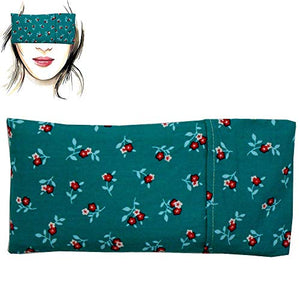 Cuscino per occhi "Pack Duo - Green" (1 ripieno e 2 federe lavabili) | Semi... - Ilgrandebazar