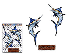 Carica l&#39;immagine nel visualizzatore di Gallery, MARLIN X Grande Pack Pesca Pesce Sport Decal Adesivi per auto barche... - Ilgrandebazar