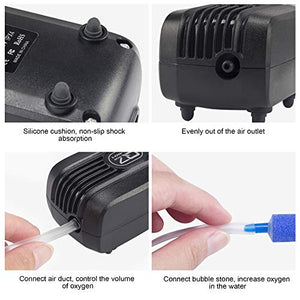 IREENUO Air Pump for Aquarium Generating Oxygen No Noise with 1 tube uk