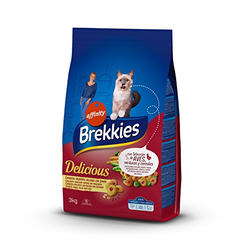 Brekkies Cibo Delizioso per Gatti con Una Selezione di Pollame e Verdure - 3... - Ilgrandebazar