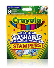Carica l&#39;immagine nel visualizzatore di Gallery, CRAYOLA Ulra Pennarelli Ultra-Lavabili, Punta a Stampino, per multicolore - Ilgrandebazar