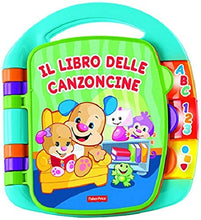 Carica l&#39;immagine nel visualizzatore di Gallery, Fisher Price- Libro delle Canzoncine Ridi e Impara, Libricino per Bambini...