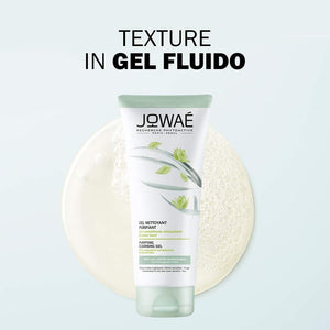 JOWAÉ Gel Viso Detergente Purificante a Risciacquo con Loto Sacro, per Pelle Mista e Grassa, anche Sensibile, Formato da 200 ml