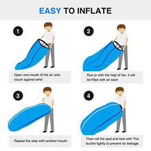 Carica l&#39;immagine nel visualizzatore di Gallery, Shenkey, lettino gonfiabile 2020, impermeabile, anti-fuoriuscite d&#39;aria Blu