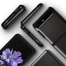 Carica l'immagine nel visualizzatore di Gallery, Spigen Cover Samsung Galaxy Z Flip Tough Armor Compatibile con Samsung Galaxy Z Flip Cover Custodia - Gunmetal