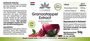 Estratto di melograno Warnke Health Products con acido ellagico al 40%...