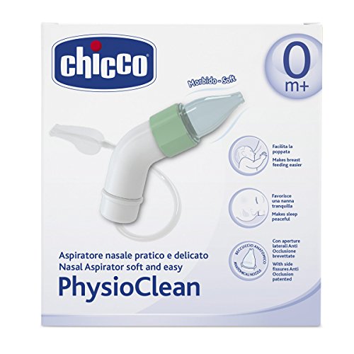 Chicco PhysioClean Kit Aspiratore Nasale, Bianco - Ilgrandebazar