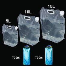Carica l'immagine nel visualizzatore di Gallery, CHBOP 5 Pack(5L+10L+15L+2 * 0.7L) Pieghevole Sacco portaoggetti per...