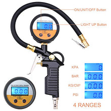 Carica l&#39;immagine nel visualizzatore di Gallery, GOLDGE Manometro Digitale 255 PSI, Alta Precisione Pressione Gomme... - Ilgrandebazar