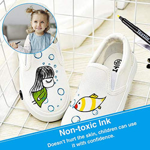 Siumir 20 Colors Pennarelli per Tessuti, Textile Penne Ideali per...