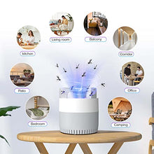 Carica l'immagine nel visualizzatore di Gallery, Uccidi Zanzare, Lampada Antizanzare Elettrica, Zanzariera Elettrica con Lampada UV, Trappola per zanzare USB, 180° Luce Insetticida per Uso da Interno ed Esterno, Zanzare, Mosche, Falene, Insetti