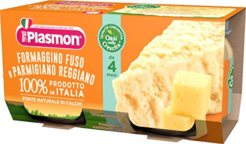 Plasmon Omogeneizzato di Formaggio, Parmigiano - 24 Vasetti da 80 gr