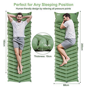 Relefree Materassino Campeggio Mare Ultraleggero Compatto Green