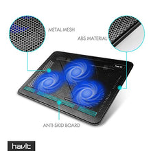 Carica l&#39;immagine nel visualizzatore di Gallery, HAVIT Basi di Raffreddamento per PC Portatili Notebook Cooler 15.6&quot;-17&quot;...