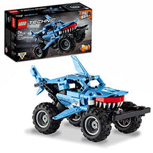 Carica l'immagine nel visualizzatore di Gallery, LEGO 42134 Technic Monster Jam Megalodon 2 in 1, da Monster Truck Camion Giocattolo a Macchina Low Racer Lusca, Idea Regalo per Bambini, Bambine, Ragazzi e Ragazze da 7 Anni