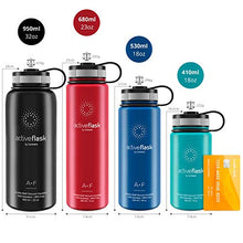 Carica l'immagine nel visualizzatore di Gallery, Bottiglia Acqua Termica Inox Active Flask + 680ml, Acciaio classico | 680ml
