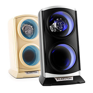 Klarstein St.Gallen Premium - Carica orologio, Capacità: Nero - Bordo Argento - Ilgrandebazar