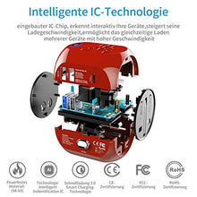 Carica l&#39;immagine nel visualizzatore di Gallery, Milool Adattatore Universale da Viaggio con QC3.0 Quick Charge 2 Porte Rosso - Ilgrandebazar