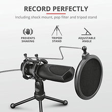 Carica l'immagine nel visualizzatore di Gallery, Trust GXT 232 Mantis Microfono USB per Streaming, Shock-Mount, Filtro Pop e...