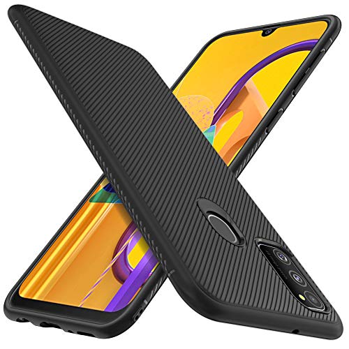 iBetter per Samsung Galaxy M30s Cover, Ultra Sottile di Gomma, Custodia Nero - Ilgrandebazar