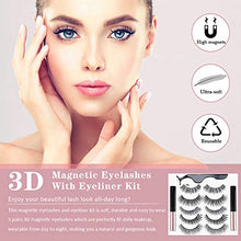Carica l&#39;immagine nel visualizzatore di Gallery, Sunwuun Ciglia Magnetiche con Eyeliner Magnetico, 3D Magnetiche...