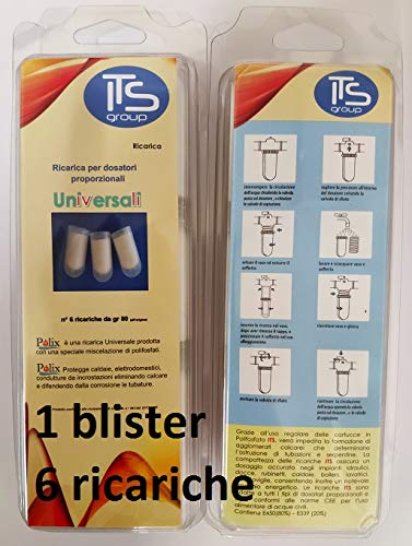 Ricarica polifosfati per dosatori, di alta qualità, made in Italy - 1... - Ilgrandebazar