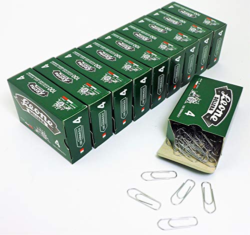 1.000 Fermagli Zincati Leone Dell'Era N. 4 - mm. 32 - Stecca da 10 scatole... - Ilgrandebazar