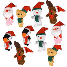 Carica l&#39;immagine nel visualizzatore di Gallery, Set 10 Pezzi Mini Peluches di Natale Regali Natalizi Calza Befana Omaggi... - Ilgrandebazar