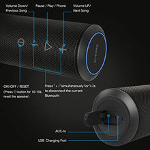 Carica l&#39;immagine nel visualizzatore di Gallery, Zamkol 24W Cassa Altoparlante Bluetooth, IPX6 Portatile Wireless Speaker Nero - Ilgrandebazar