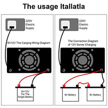 Carica l'immagine nel visualizzatore di Gallery, Bolaimei Caricabatterie 12V/6V 1A-15A Caricatore di impulsi Caricabatterie...