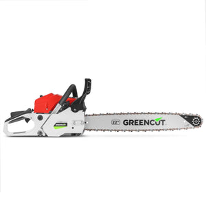 Greencut GS6800 Motosega a Benzina 68cc 3,9cv Lama da 22" 62cc, Rosso - Ilgrandebazar