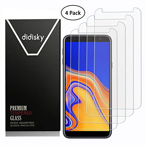 Didisky Vetro Temperato per Samsung Galaxy J4 Plus/J6 Plus, [4 Trasparente - Ilgrandebazar