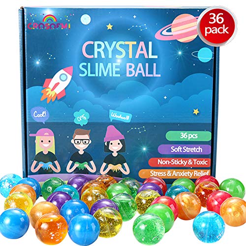 CROSOFMI Kit Slime Fluffy 36pcs Colorful Palline Galaxy Feste Toy per... - Ilgrandebazar