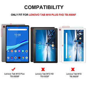 ELTD Custodia Cover per Lenovo Tab M10 FHD Plus (2nd Gen) 10.3 inch, SZ-Nero