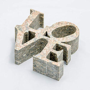 Decorazione, idea regalo, scultura, bomboniera, soprammobile scritta LOVE in... - Ilgrandebazar