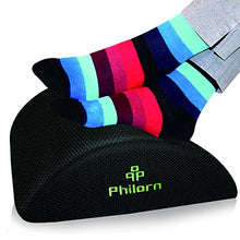 Carica l'immagine nel visualizzatore di Gallery, PHILORN Cuscino Poggiapiedi Massaggiatore Ergonomico Antiscivolo a Maglia