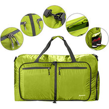 Carica l&#39;immagine nel visualizzatore di Gallery, Pujuas Borsa da Viaggio, 85L Leggero Bagaglio Viaggio Verde Chiaro