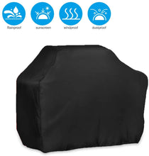 Carica l&#39;immagine nel visualizzatore di Gallery, BACKTURE Copertura Barbecue, 147X61X122cm 420D Oxford Telo Copri Barbecue Antivento/UV/Impermeabile BBQ Grill Impermeabile Copertura per Weber, Brinkmann, Char Broil