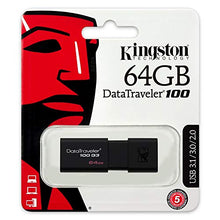 Carica l&#39;immagine nel visualizzatore di Gallery, Kingston DataTraveler 100 G3-DT100G3/64GB USB 3.0, 3.1 PenDrive, 64 GB, 64 GB - Ilgrandebazar