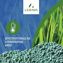 Carica l&#39;immagine nel visualizzatore di Gallery, LERAVA PRIMAVERA concime prato primavera - prato fitto, verde intenso e robusto anziche muschio ed erbacce - Ideale per l&#39;uso di robot rasaerba - 70m²