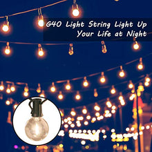 Carica l&#39;immagine nel visualizzatore di Gallery, Catena Luminosa Esterno LED, QXMCOV 15 Metro Luce Stringa 50 LED Lampadine