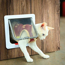 Carica l&#39;immagine nel visualizzatore di Gallery, Fontic Gattaiola Porta Basculante per Gatti e Cani, Entrata e L, Bianco - Ilgrandebazar