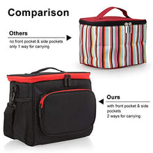 Carica l&#39;immagine nel visualizzatore di Gallery, Esonmus Borsa Termica Pranzo, Borse Frigo Piccola Cibo Alimentazione Rosso