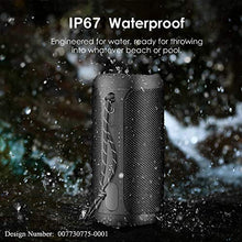 Carica l&#39;immagine nel visualizzatore di Gallery, Cassa Bluetooth, COOCHEER Altoparlante Bluetooth Portatili 24W con Luce Nero
