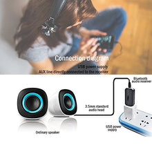 Carica l&#39;immagine nel visualizzatore di Gallery, Ricevitore Bluetooth Aigoss, 4.2 USB Adattatore Portatile Wireless...